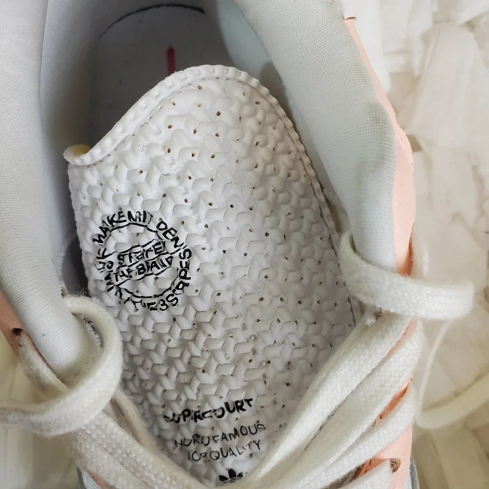 adidas Originals Women's Chunky Sneakers in White, Pink, Lime & Silver